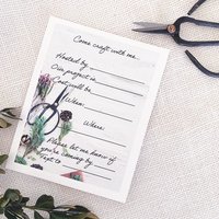 Modern Farmhouse Craft Night Invitation - Digital Download