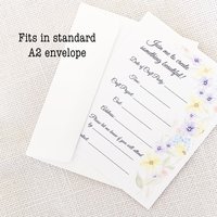 Watercolor Wildflower Craft Night Invitation - Digital Download