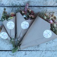 12" Medium Dried Flower Bouquet