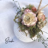 Floral Rope Ball Ornament