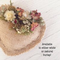 Valentines Craft Kit - DIY Rustic Heart Bowl Fillers or Ornaments with Organic Dried Flowers