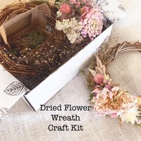 Dried Flower Wreath Making Kit--DIY Craft for Adults
