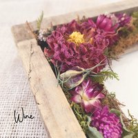 DIY Dried Flower Kit - Rustic Barnwood Photo Frame Gift - Floral Crafts for Adults