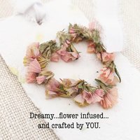 Garden Botanical DIY Gift Tag Kit - Floral Handmade Paper, Farm Grown Dried Flowers