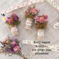 Teacher Gift DIY Kit – Dried Flower Magnets, End of Year Teacher Appreciation Gift, Thank You Teacher Gift, Classroom Gift Idea