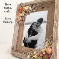 Couples Date Night Kit | DIY Dried Flower Keepsake Frame, Anniversary Gift