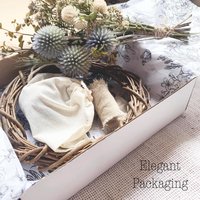 Prairie Sky Dried Flower Wreath Kit | DIY Native Wildflower Wreath | Globe Thistle & Gomphrena | Farm Grown Flowers