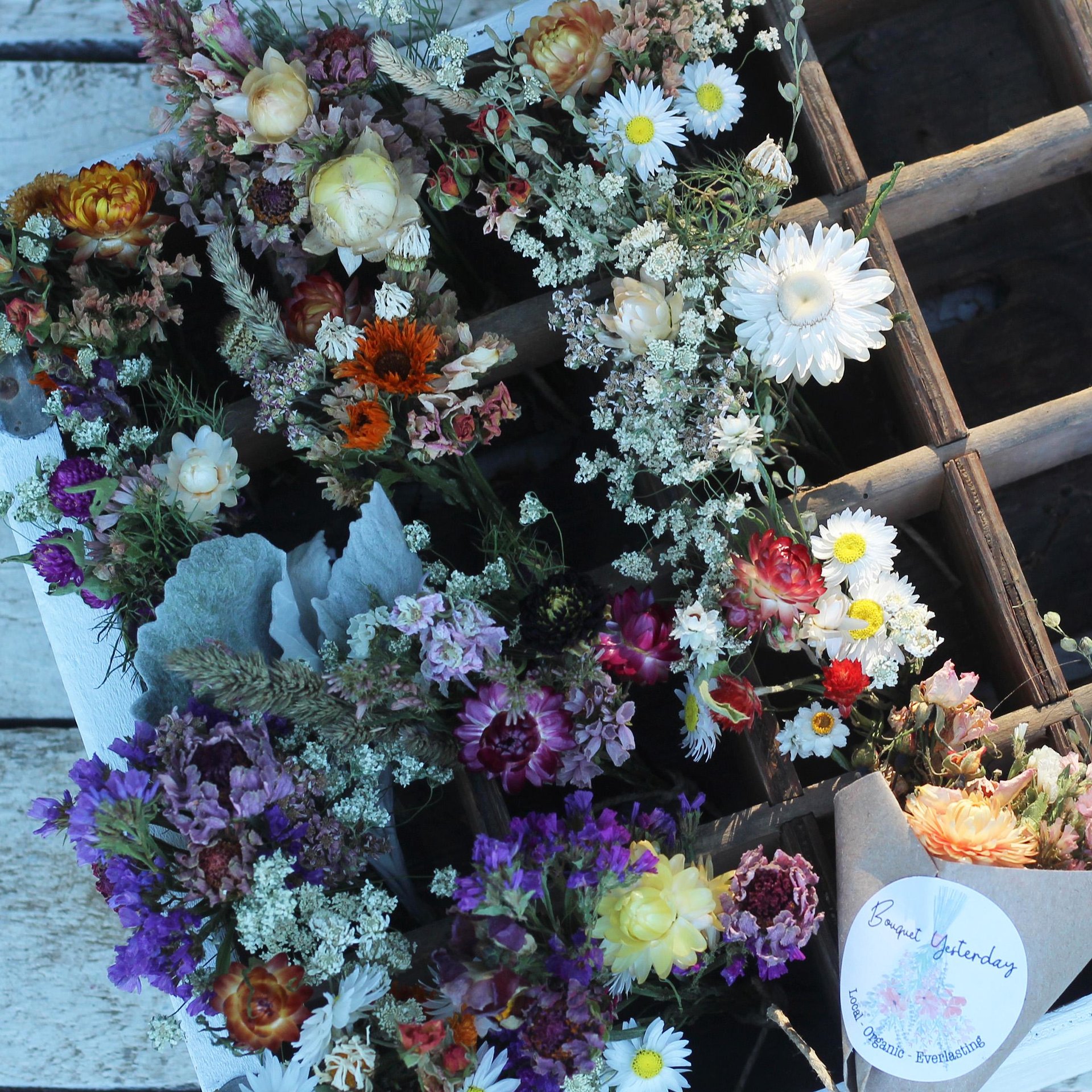 Mini Dried Flower Bouquet
