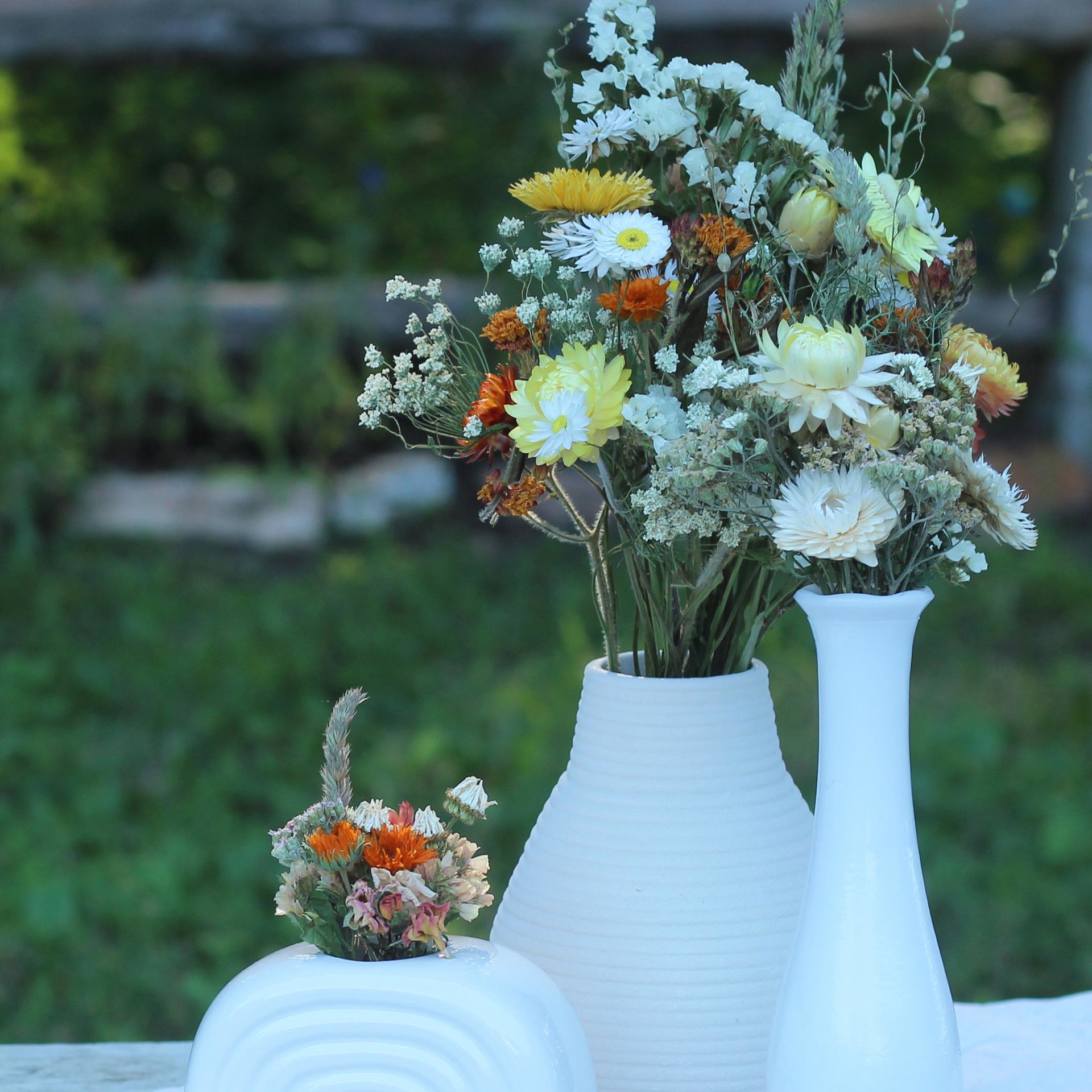 9" Small Dried Flower Bouquet