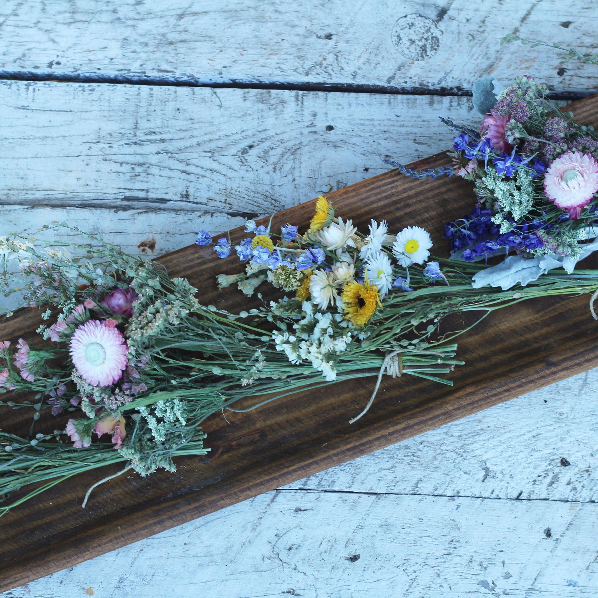 9" Small Dried Flower Bouquet