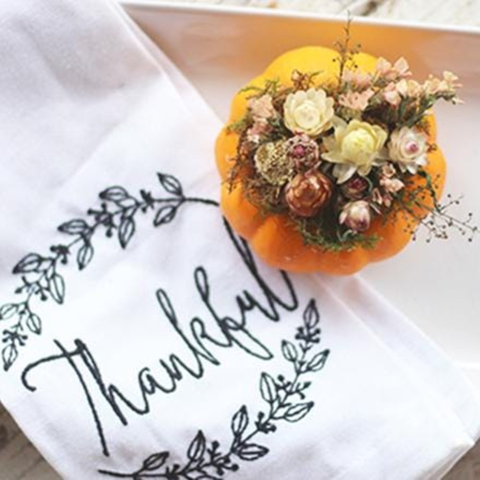 DIY Botanical Pumpkin Kit | Dried Flower Pumpkin Kit | Decorate 2 Medium or 4+ Mini Pumpkins | Natural Fall Craft | Farm-Grown Dried Flowers